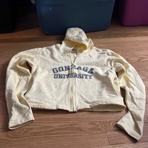 Women’s large Gonzaga Univ zip up hoodie